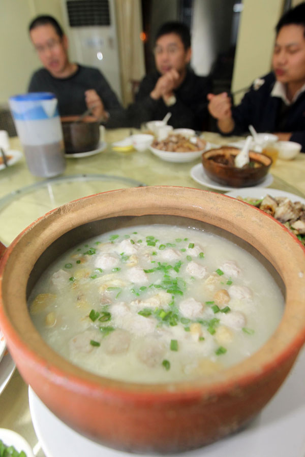 道滘肉丸粥图片